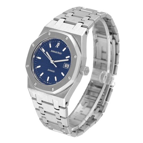 audemars piguet royal oak blue dial steel mens watch 15000st|audemars piguet royal oak prices.